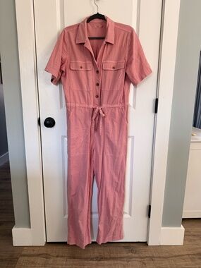 Faherty pink jumpsuit